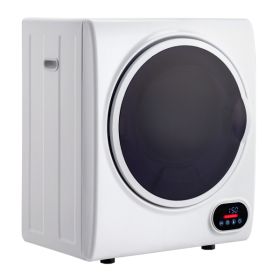 GYJ28-88-E Compact portable Household clothes Dryer 1.5CUFT Drum Dryer with LED display -White 120V 2.5KG