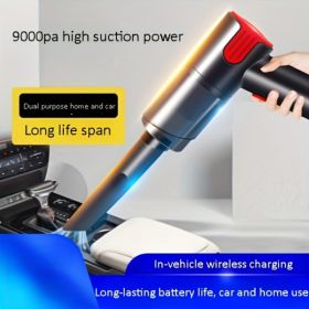 Wireless red Car vacuum cleaner wireless usb charging car vacuum cleaner home handheld mini desktop vacuum cleaner portable